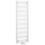 Dvieļu žāvētājs / Radiators Bruckner Albrecht 40x157cm, centrālais pieslēgums, balts 600.113.4
