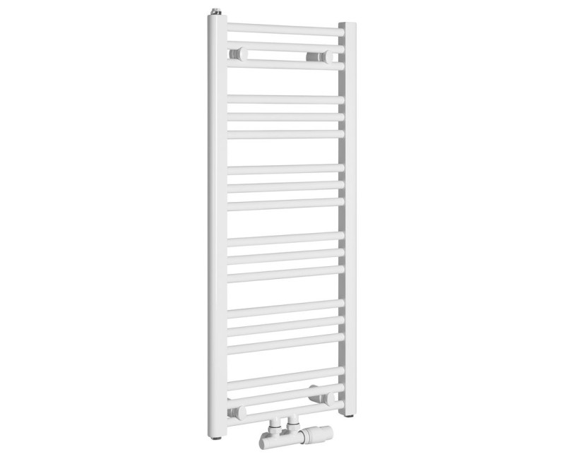 Dvieļu žāvētājs / Radiators Bruckner Albrecht 40x93cm, centrālais pieslēgums, balts 600.111.4