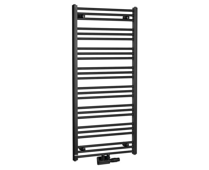 Dvieļu žāvētājs / Radiators Bruckner Albrecht 60x125cm, 611 W, melns 600.117.6