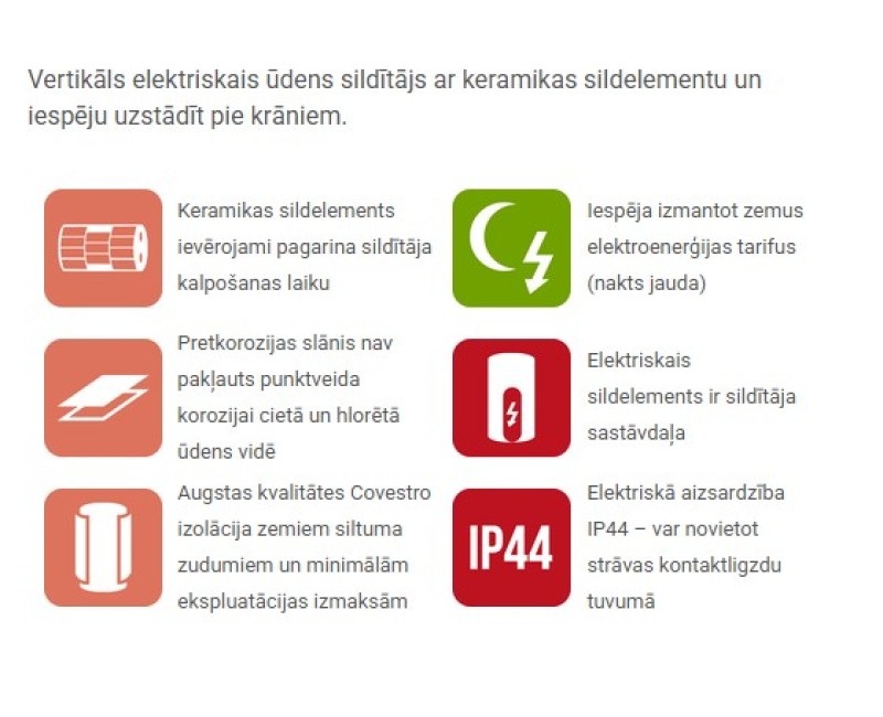 Elektrinis vandens šildytuvas (Boileris) DRAŽICE OKCE 125 vertikalus