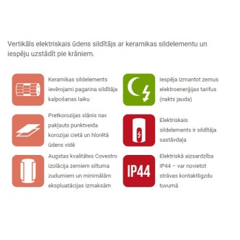 Elektriskais ūdens sildītājs (Boilers) DRAŽICE OKCE 160 vertikāls
