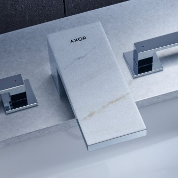 Nosegplāksne maisītājam Axor MyEdition 245 mm, balts marmors 47910000