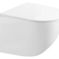 Tualetes poda komplekts Geberit Duofix ar Kielle Gaia Rimless podu ar SoftClose vāku, Delta poga, balta 11CA3150B