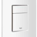Tualetes poda komplekts Grohe Rapid SL pods Kielle Gaia Rimless ar SoftClose Vāku, Skate Cosmopolitan poga, Balta 11BA3103