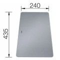 Virtuves Griešanas dēlis Blanco 35x240 mm, rūdīts stikls 227699