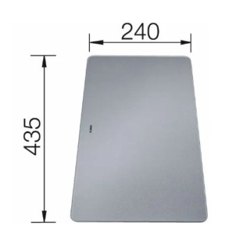 Virtuves Griešanas dēlis Blanco 35x240 mm, rūdīts stikls 227699