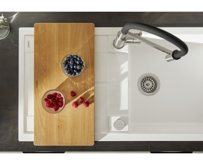 Virtuves Griešanas dēlis Blanco 530x260 mm, dižskābardis 218313