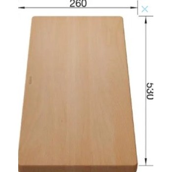 Virtuves Griešanas dēlis Blanco 530x260 mm, dižskābardis 218313