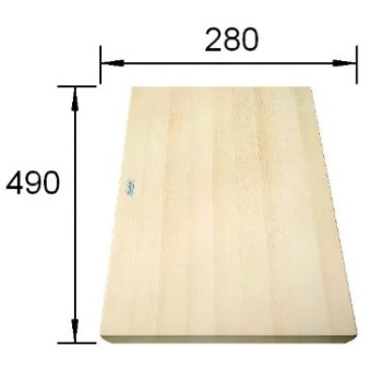 Virtuves Griešanas dēlis Blanco Collectis, 490x280 mm, kļava 235844