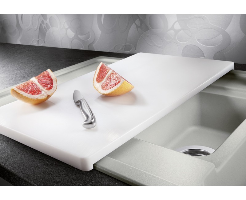 Virtuves Griešanas dēlis Blanco Lago 540x260 mm, balts 210521