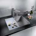 Virtuves Griešanas dēlis Blanco sudrabains stikls 227697