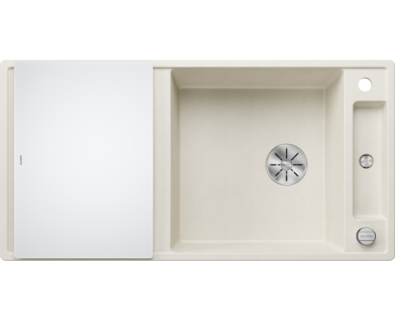 Virtuves izlietne Blanco Axia III XL 6 - Silgranīta, 100x51 cm, ar notekas vadību un aksesuāriem, InFino, Bēša 527051