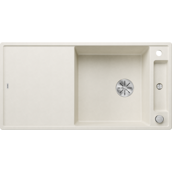 Virtuves izlietne Blanco Axia III XL 6 Silgranīta, 100x51 cm, ar stikla virtuves dēli un notekas vadību, InFino, Bēša 527051