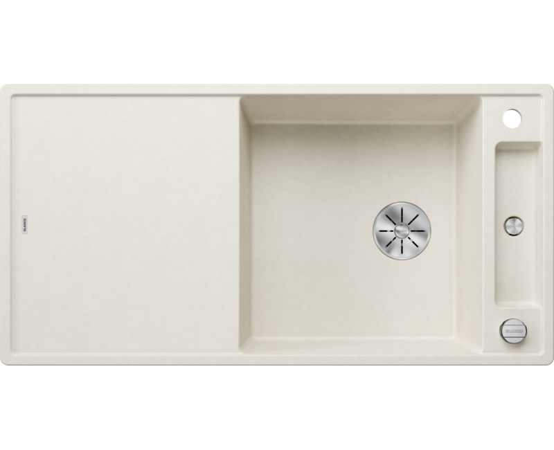 Virtuves izlietne Blanco Axia III XL 6 - Silgranīta, 100x51 cm, ar notekas vadību un aksesuāriem, InFino, Bēša 527051