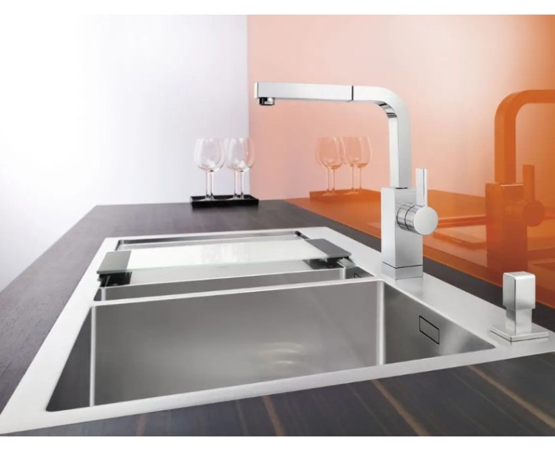 Virtuves izlietne Blanco Claron 6, 100x51 cm, InFino, nerūsējošais tērauds 521645