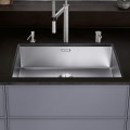Virtuves izlietne Blanco Claron 700, 74x44 cm, InFino, nerūsējošais tērauds Durinox 523387