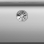 Virtuves izlietne Blanco Claron 700, 74x44 cm, InFino, nerūsējošais tērauds Durinox 523387
