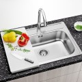 Virtuves izlietne Blanco Dana, 61x50 cm, nerūsējošais tērauds 525323