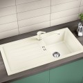 Virtuves izlietne Blanco Favum 45 Silgranīta, 86x44 cm, mīksti balta 527083