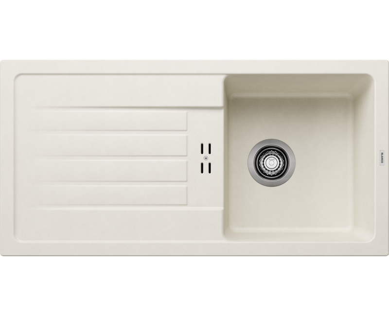 Virtuves izlietne Blanco Favum 45 Silgranīta, 86x44 cm, mīksti balta 527083