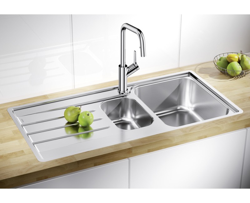 Virtuves izlietne Blanco Lemis 6 - Izlietne, 100x50 cm, pulēts nerūsējošais tērauds 523032