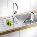 Virtuves izlietne Blanco Lemis XL 6, 100x50 cm, pulēts nerūsējošais tērauds 523034
