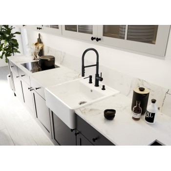Virtuves izlietne Blanco Panor 60 Keramika, 60x63 cm, 2 caurumi, spilgti balta 514501