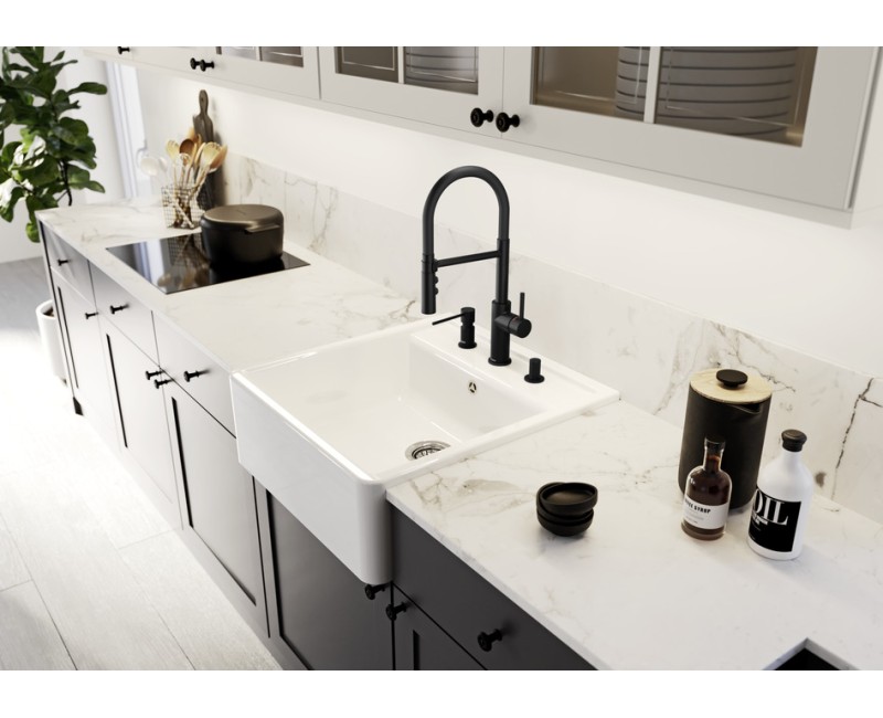 Virtuves izlietne Blanco Panor 60 Keramika, 60x63 cm, 2 caurumi, spilgti balta 514501