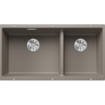 Virtuves izlietne Blanco Subline 480/320  Silgranīta, 86x46 cm, pabūvējamā, tartufo 523591