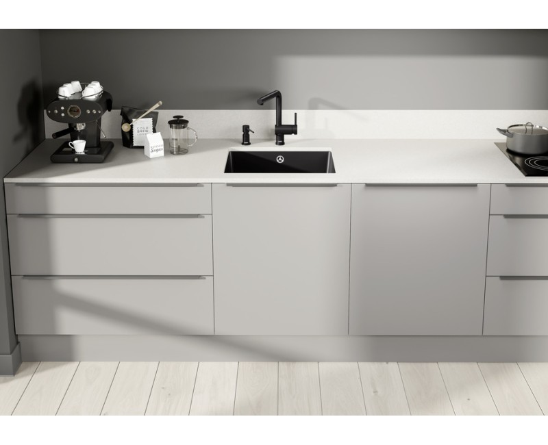 Virtuves izlietne Blanco Subline 500 Keramikas, 54x46cm, pabūvējamā melna 523740
