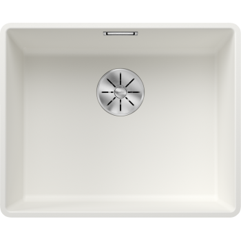 Virtuves izlietne Blanco Subline 500 Silgranīta, 53x43 cm, balta 523535