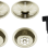 Praustuvo išleidimo komplektas Blanco InFino, auksas, 207439