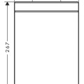 Atkritumu tvertne Axor Universal Circular 5 l, pulēta bronza 42872140