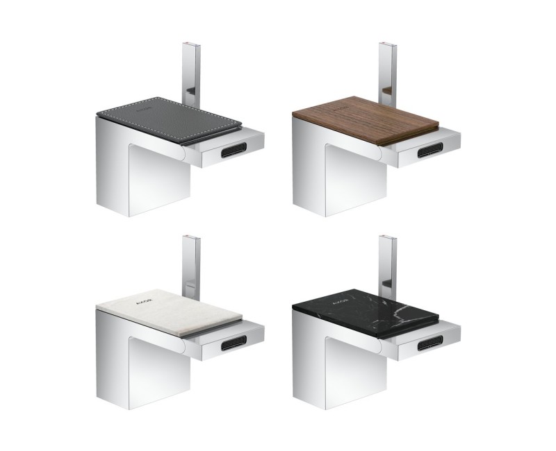 Bidē maisītājs AXOR MyEdition ar Push-Open snīpi, hroms/bez plāksnes 47212000