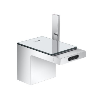 Bidē maisītājs AXOR MyEdition ar Push-Open snīpi, hroms/spoguļstikls 47210000