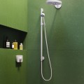 Dušas Komplekts Axor One, 2 plūsmas veidi, EcoSmart, matēti balts 48791700