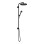 Dušas Komplekts Axor One, diametrs 28 cm, matēti melns 48790670
