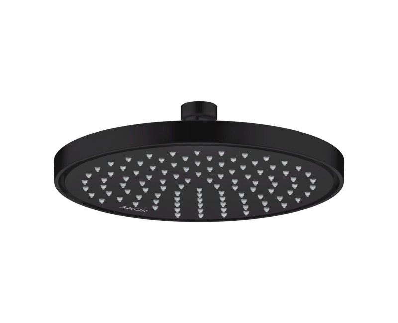 Dušas galva Axor 220, 1 režīms, EcoSmart+, matēti melna 35388670