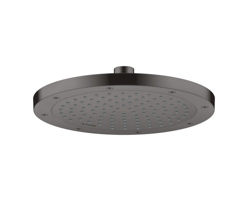 Dušas galva Axor 245, 1 strūkla, EcoSmart, pulēts melns hroms 35381340
