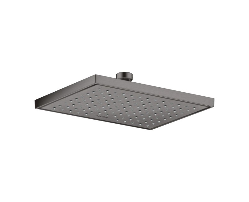 Dušas galva Axor 245/185, 1 strūkla, EcoSmart, pulēts melns hroms 35374340