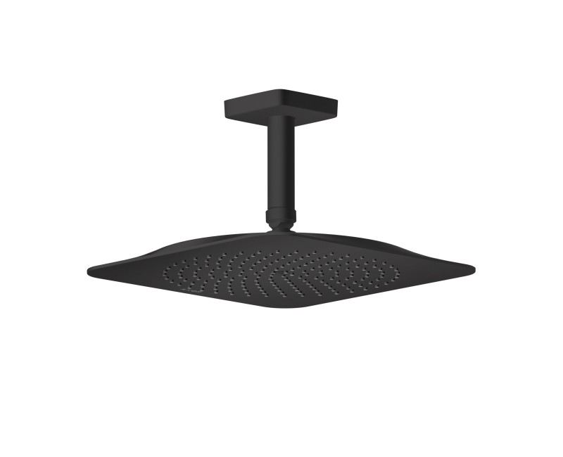Dušas galva Axor C 27x27 cm, matēti melna 28792670