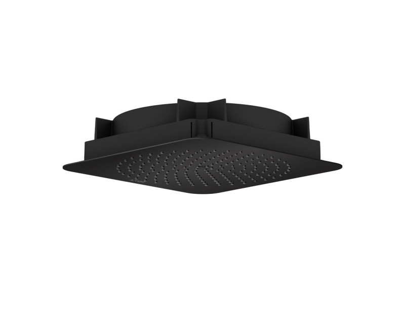 Dušas galva Axor Citterio C 27x27 cm, EcoSmart, matēti melna 28795670