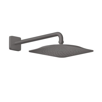 Dušas galva Axor Citterio C 27x27 cm, EcoSmart, pulēts melns hroms 28791340