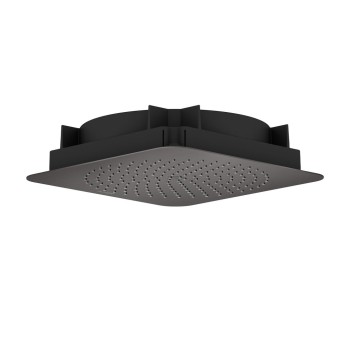 Dušas galva Axor Citterio C 27x27 cm, EcoSmart, pulēts melns hroms 28795340