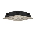 Dušas galva Axor Citterio C 27x27 cm, EcoSmart, pulēts niķelis 28795820