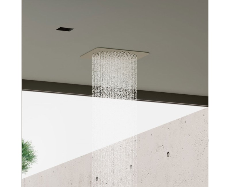 Dušas galva Axor Citterio C 27x27 cm, EcoSmart, pulēts niķelis 28795820