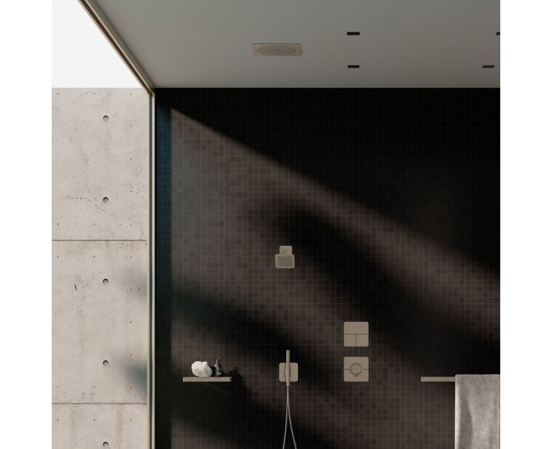 Dušas galva Axor Citterio C 27x27 cm, EcoSmart, pulēts niķelis 28795820