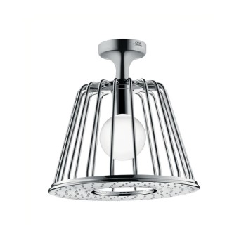 Dušas galva Axor LampShower, ar griestu pieslēgumu un Nendo dizainu, hroms 26032000