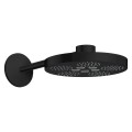 Dušas galva Axor One, diametrs 28 cm, 2 plūsmas veidi, matēti melna 48492670