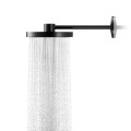 Dušas galva Axor One, diametrs 28 cm, 2 plūsmas veidi, matēti melna 48492670